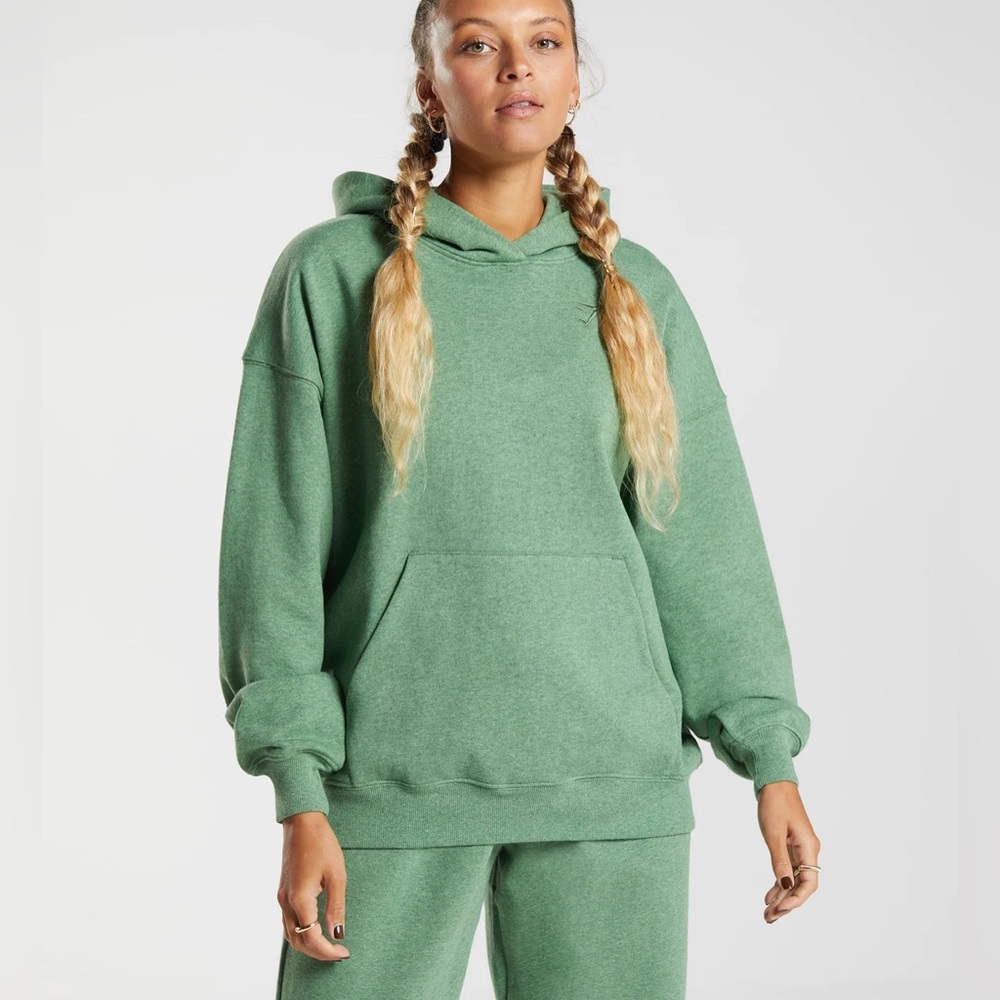 Gymshark Green Oversized Hoodie - “Rest Day Sweats Hoodie”